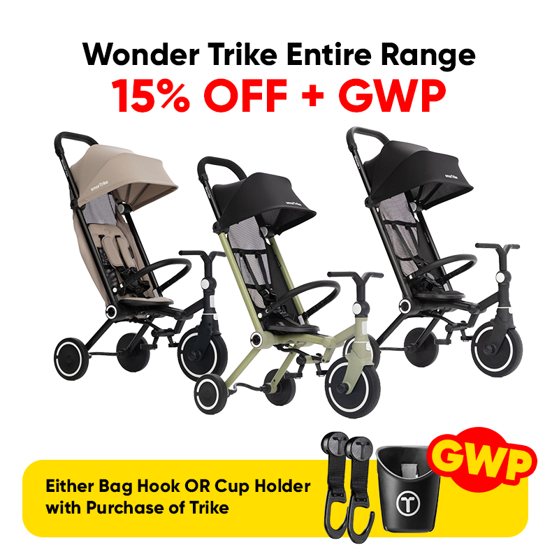 [EXCLUSIVE] Smartrike Wonder Trike Entire Range 15% OFF + GWP